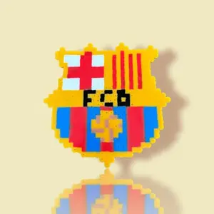 Modèle de perles à repasser - Sport - FC Barcelone