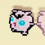 Modèle de perles à repasser - Pokemon - Mélofée