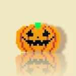 Modèle de perles à repasser - Halloween - Citrouille