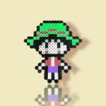 Modèle de perles à repasser - Manga - One Piece - Luffy