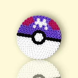 Modèle de perles à repasser - Manga - Pokemon - Pokeball Master Ball