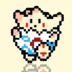Modèle de perles à repasser - Manga - Pokemon - Togepi