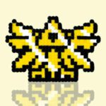 Modèle de perles à repasser - Jeux vidéo - Zelda - TriForce Aigle