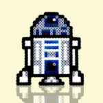 Modèle de perles à repasser - Nature & Espace - Star Wars R2D2
