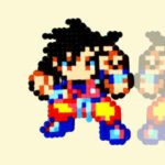 Modèle de perles à repasser - Manga - Dragon Ball - Sangoku