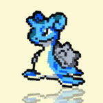 Modèle de perles à repasser - Manga - Pokemon - Lokhlass