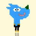 Modèle de perles à repasser - Dessins animés - Hé Oua Oua - Tag