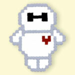 Modèle de perles à repasser - Robots - Baymax
