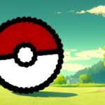 Modèle de perles à repasser - Pokemon - Pokeball Rouge