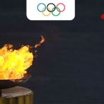 Modèle de perles à repasser - Jeux Olympiques Paris 2024 - 2024 Paris Olympic Games - Torche Flamme olympiques - Olympic Flame