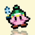 Modèle de perles à repasser - Jeux Video - Kirby à l'épée