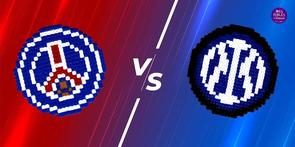 Modèle perles à repasser - Sport - Football - Ligue des Champions - Champions Ligue - Finale PSG vs Inter Milan