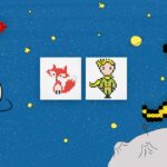 Modèle de perles à repasser - Dessin animé - Livre - Le Petit Prince - PDF à imprimer
