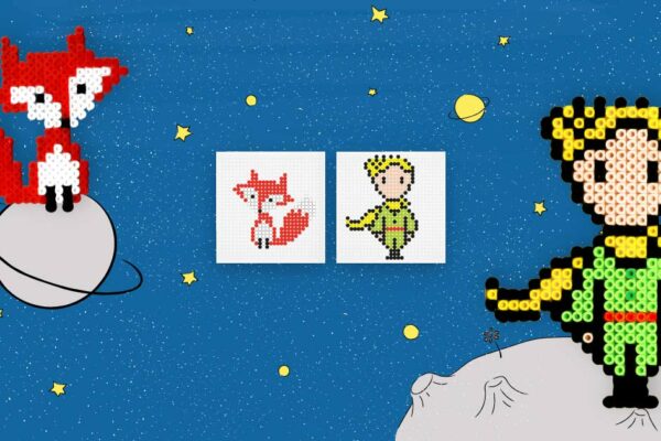 Modèle de perles à repasser - Dessin animé - Livre - Le Petit Prince - PDF à imprimer