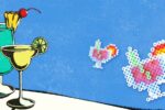 Modèle de perles à repasser de l'été - Cuisine - Cocktail et Parasol - PDF à imprimer