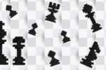Modèle de perles à repasser - Sport - Échecs - PDF à imprimer - Free printable Chess perler beads pattern