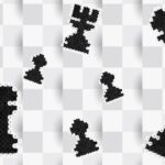 Modèle de perles à repasser - Sport - Échecs - PDF à imprimer - Free printable Chess perler beads pattern