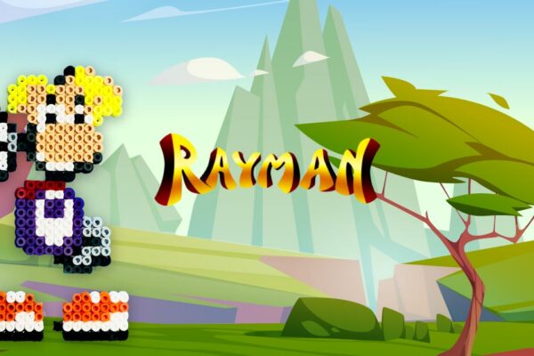 Modèle de perles à repasser - Jeux vidéo - Rayman - PDF à imprimer