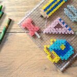 Modèles de perles à repasser - Rentrée scolaire / Rentrée des classes - PDF à imprimer - Free printables Back to school perler beads patterns!
