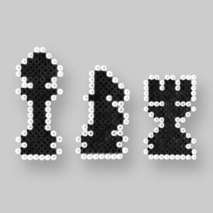 Modèle de perles à repasser - Sport - Échecs - PDF à imprimer - Free printable Chess perler beads pattern