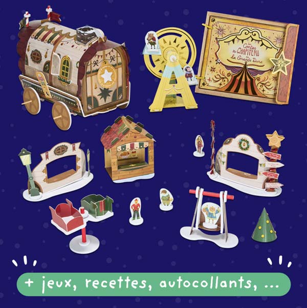 Calendrier de l'avent pour les enfants de 3 à 7 ans ! Coffret Noël Pandacraft