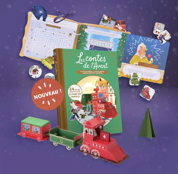 Calendrier de l'avent pour les enfants de 3 à 7 ans ! Coffret Noël Pandacraft