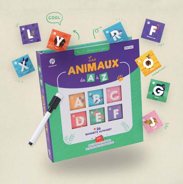 Activités ludiques pour les enfants de 3 à 5 ans ! Les Animaux de A à Z Pandacraft