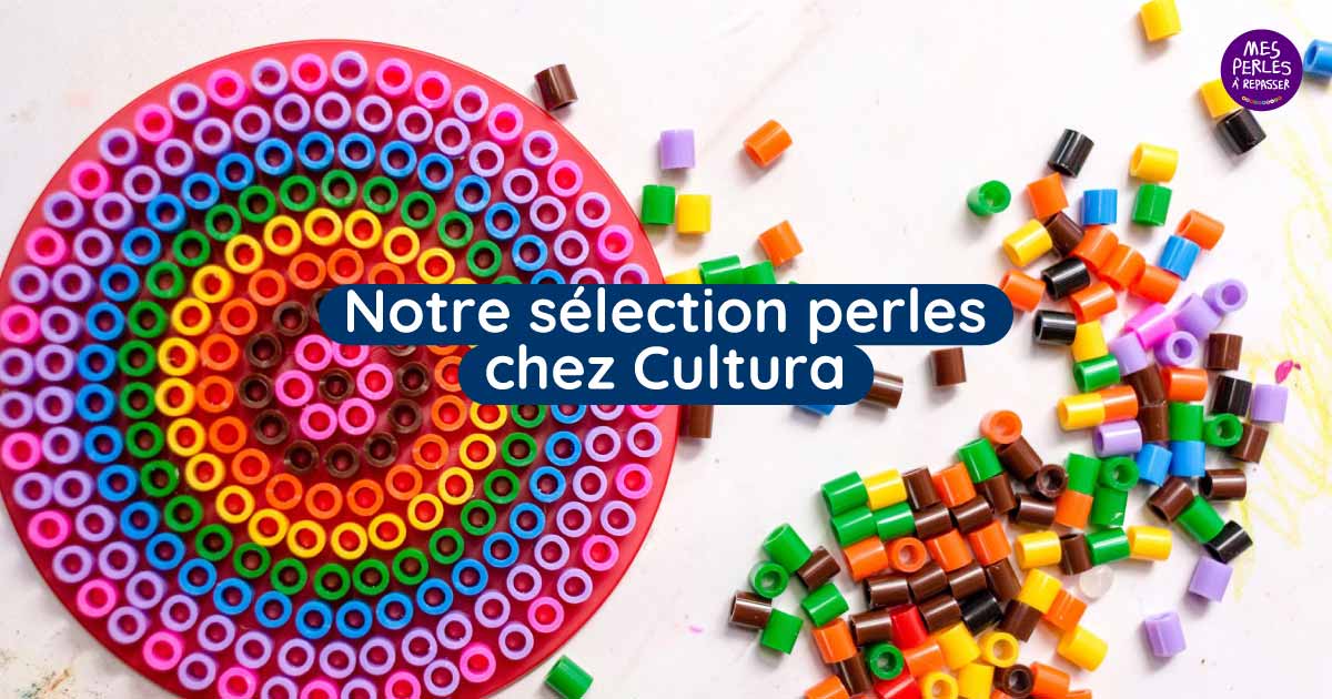 Sélection de perles à repasser et pixel art chez Cultura