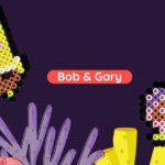 Modèle de perles à repasser - Bob l'éponge & Gary - PDF à imprimer - Free printable Sponge Bob & Gary perler beads pattern!