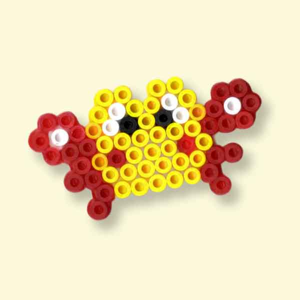 Modèle de perles à repasser - Crabe - PDF à imprimer - Free printable Crab perler beads pattern!