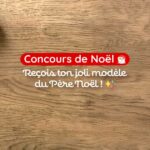 Participe au Concours de Noël pour gagner ton modèle de perles à repasser Père Noël original - Free Christmas Contest to win a Santa Claus perler beads pattern!
