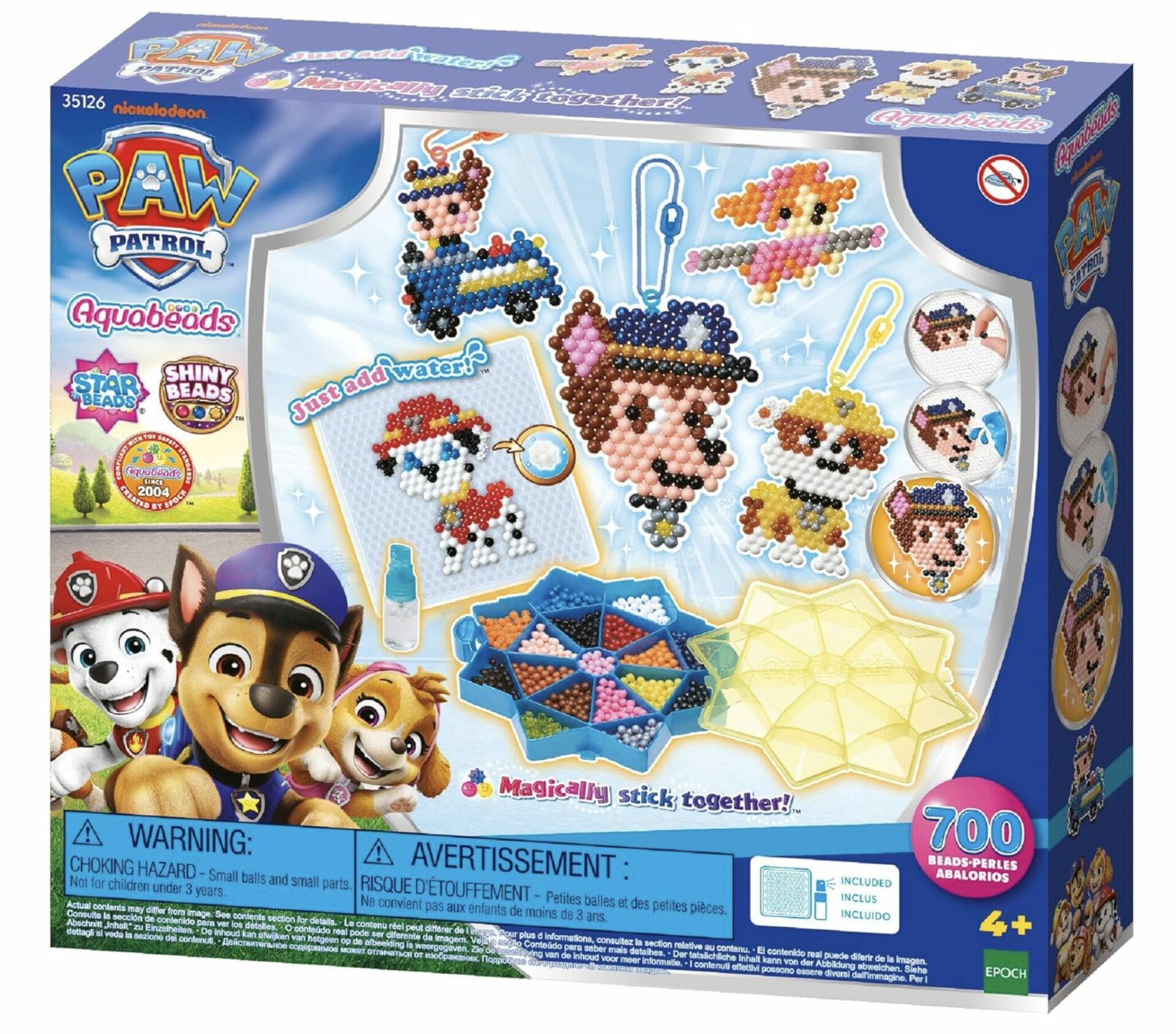 Aquabeads mega coffret Pat'Patrouille - Activité Manuelle Enfants en Toute autonomie - Jouet Enfant 4 Ans
