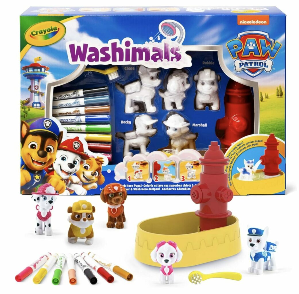 CRAYOLA - Pat' Patrouille, Kit Activité avec Feutres Lavables - Jeu et Cadeau pour Enfants, à partir de 3 Ans