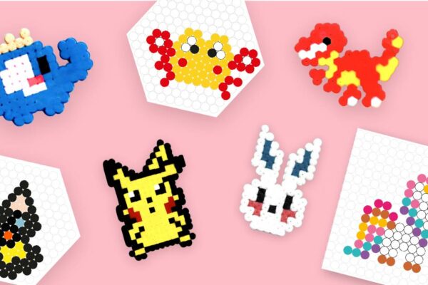 Modèles de perles à repasser - 10 petits animaux faciles - PDF à imprimer - Free printable 10 easy cute perler beads animals patterns! - PDF in actual size for pegboards!