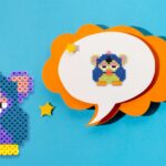 Modèle de perles à repasser - Furby - PDF à imprimer - Free printable Furby perler beads pattern! Actual size for pegboards!