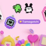 Modèle de perles à repasser - Tamagotchi - PDF à imprimer - Free printable Tamagotchi perler beads pattern! Actual size for pegboards!