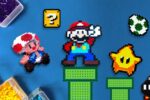 10 modèles Super Mario en perles à repasser à imprimer gratuitement ! 10 easy & free printable Super Mario perler beads patterns to create !