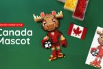 Modèle perles à repasser FIFA 2026 à imprimer gratuit - Coupe du Monde de Football - Crée ta mascotte Canada pour ta déco 100% foot ! Free printable 2026 FIFA World Cup - Canada Mascot - perler beads patterns