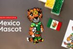 Modèle perles à repasser FIFA 2026 à imprimer gratuit - Coupe du Monde de Football - Crée ta mascotte Mexique pour ta déco 100% foot ! Free printable 2026 FIFA World Cup - Mexico Mascot - perler beads patterns
