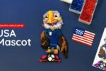 Modèle perles à repasser FIFA 2026 à imprimer gratuit - Coupe du Monde de Football - Crée ta mascotte USA pour ta déco 100% foot ! Free printable 2026 FIFA World Cup - USA Mascot - perler beads patterns