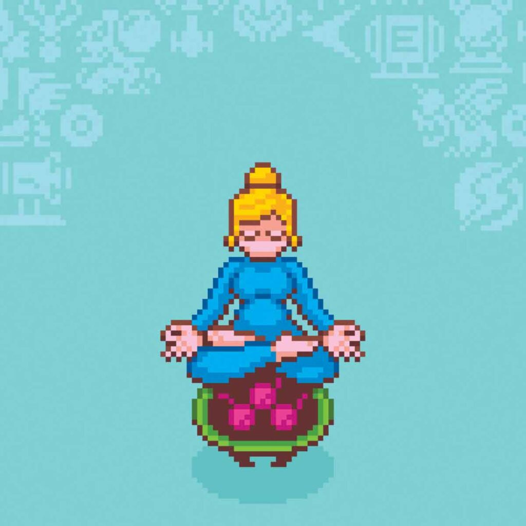 Pixel Art - Jude Buffum - Samadhi Samus - Pause Serie