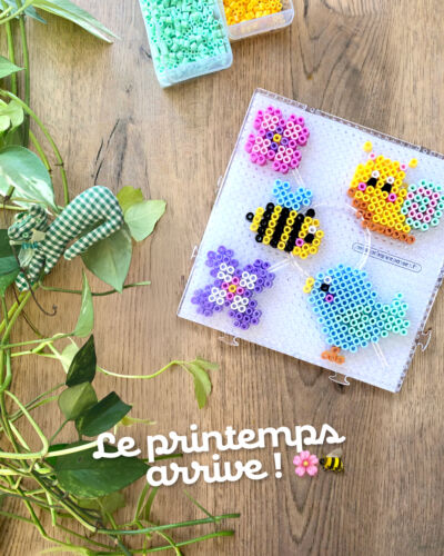 Aimant Réfrigérateur Pokeball - Perles Hama Fait Main - Déco Pokémon